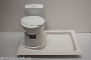 Shower Tray LH (To Suit Thetford C200 Cassette Toilet)